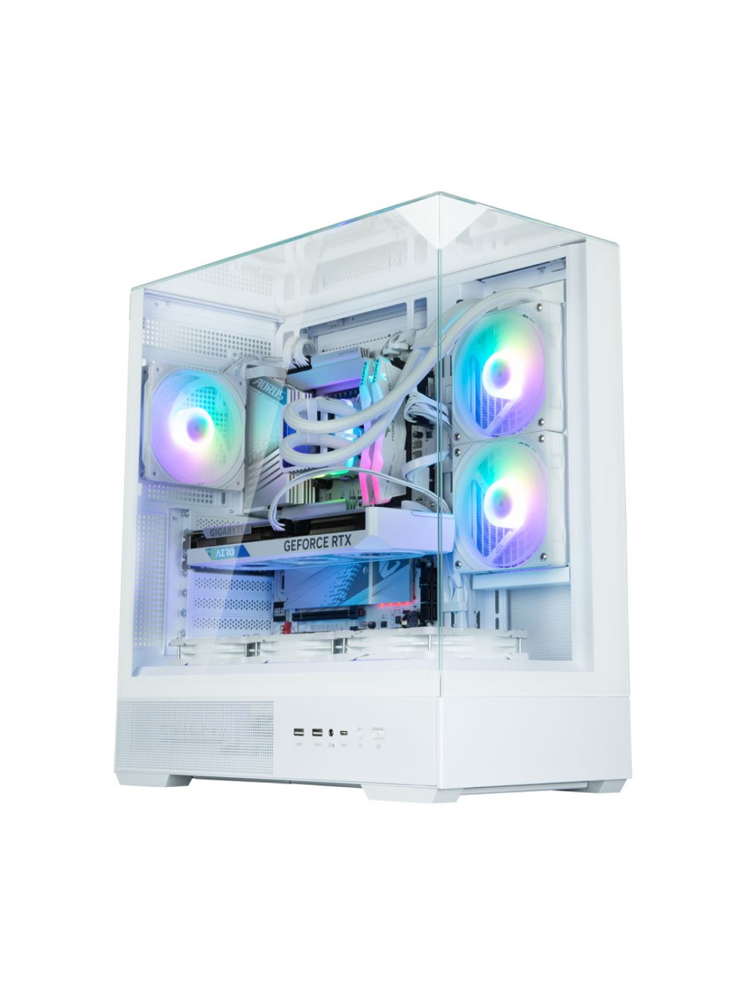 Zalman P40 Prism kompyuter korpusi, komplektdagi 1 ta kulera, shisha,ARGB yoruglik