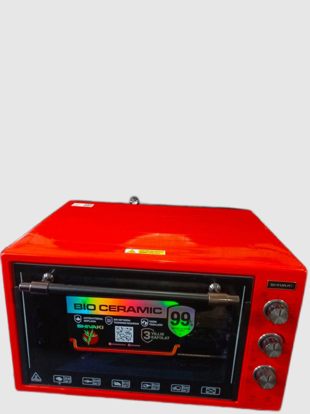 Mini pech ELEKTR DUXOVKA ALOXIDA TURADIGAN Shivaki MD 3618 E, Red