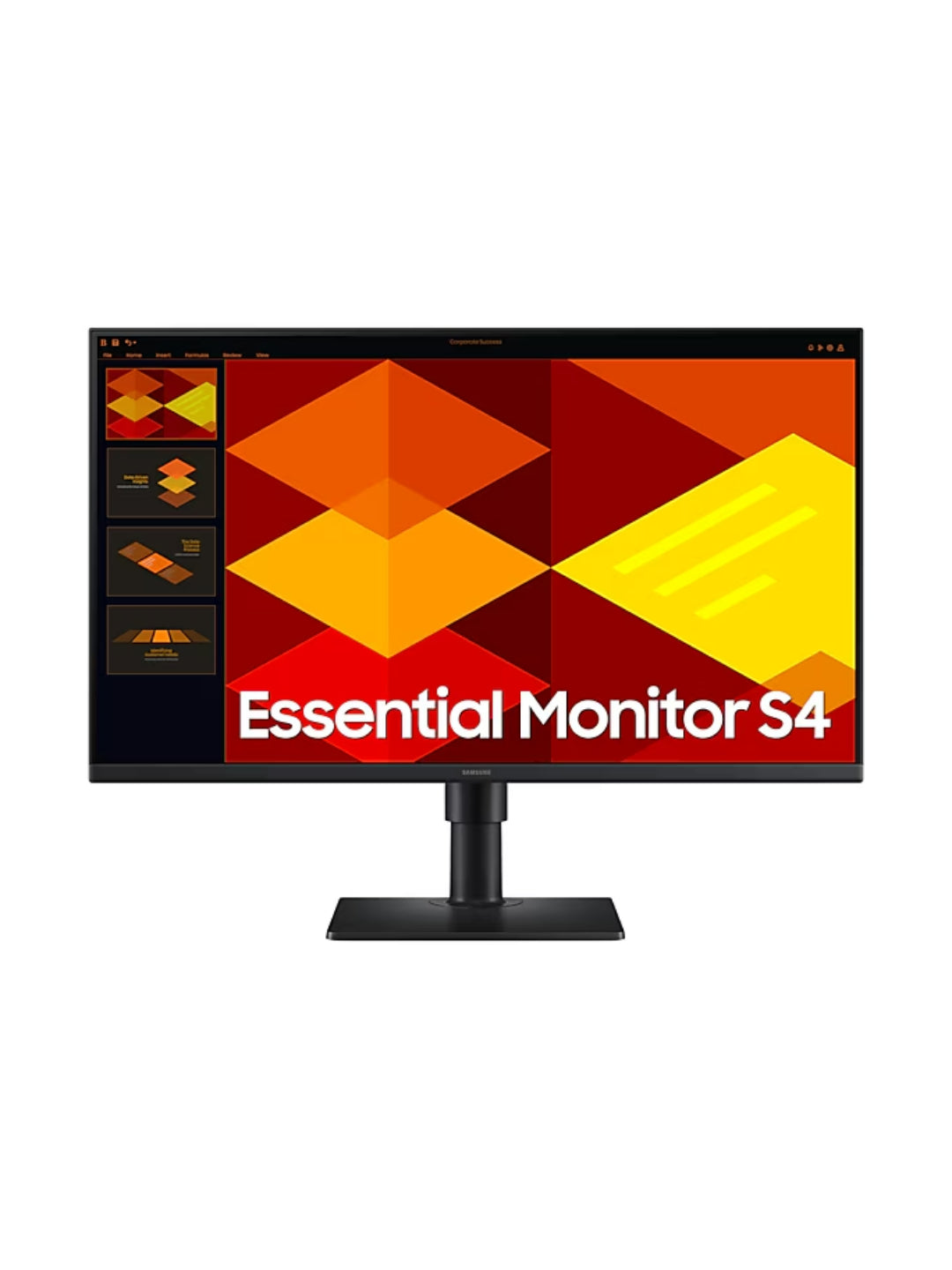 Monitor Samsung Essential 27" dyuymli, oyin uchun mos, Full HD 100Hz IPS, LS27D400GAIXCI