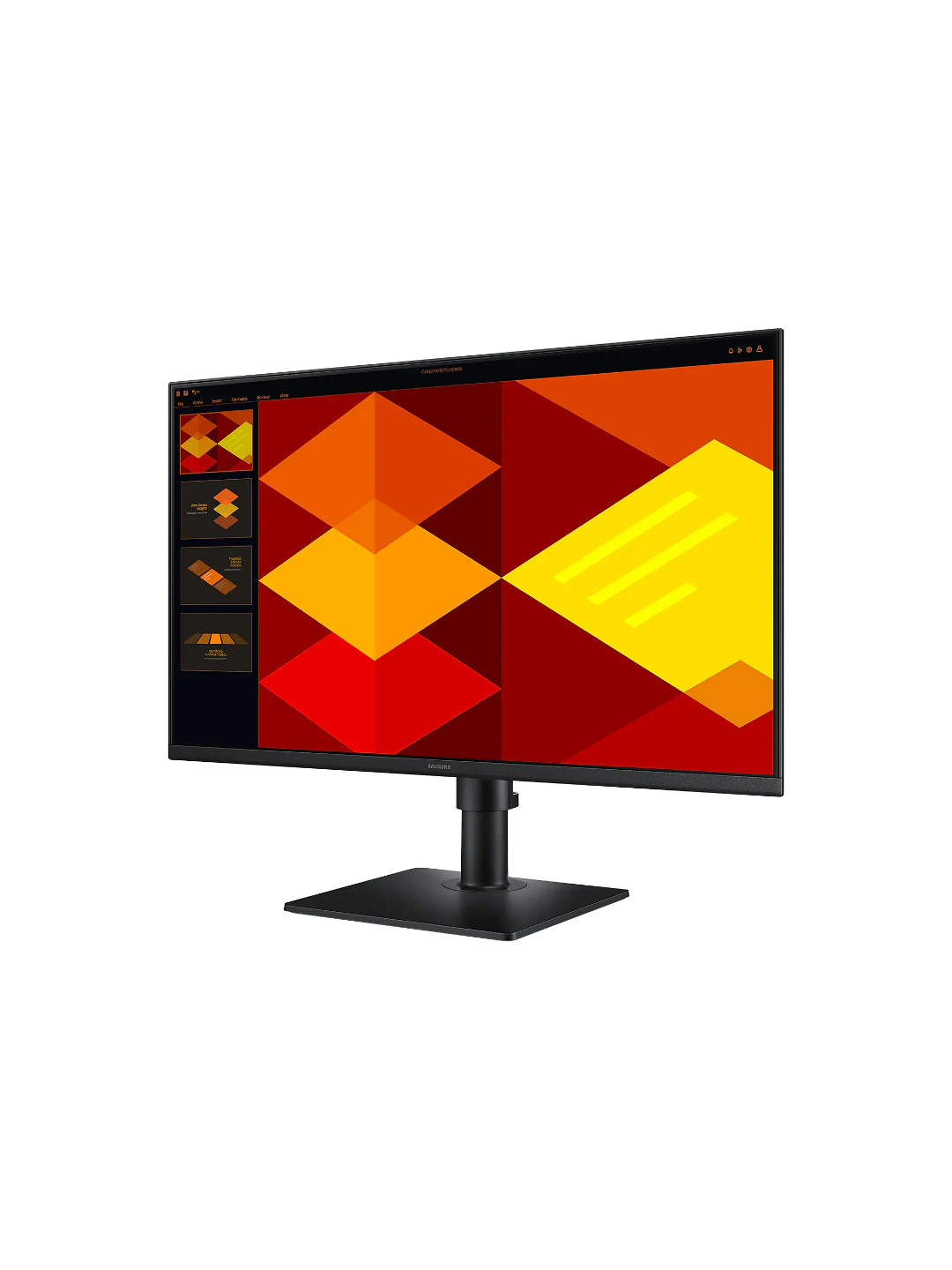 Monitor Samsung Essential 27" dyuymli, oyin uchun mos, Full HD 100Hz IPS, LS27D400GAIXCI