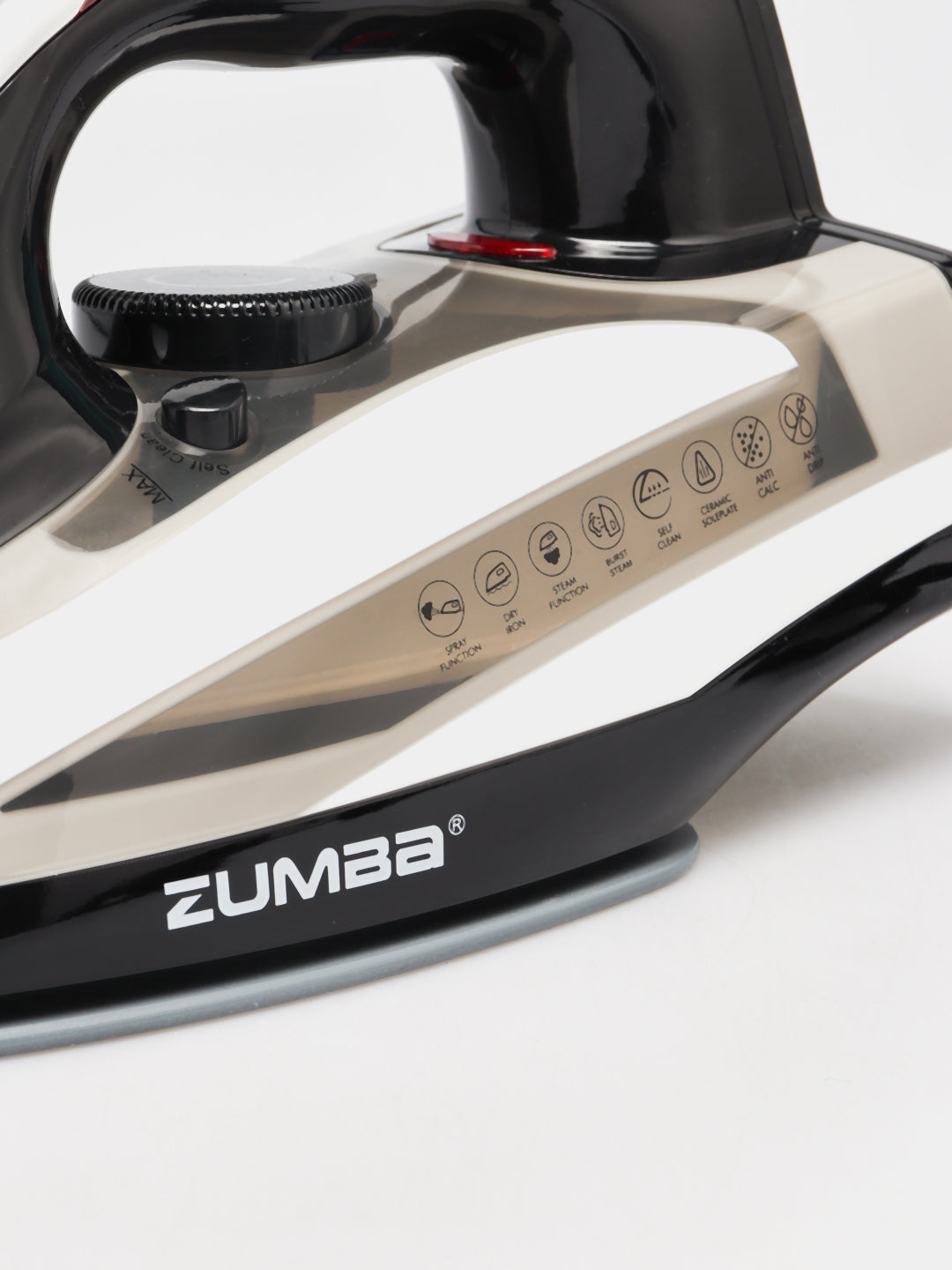 Bugli dazmol, keramik qoplamali ZUMBA ZM-274, 2600 vt, kuchli bug' bosimi