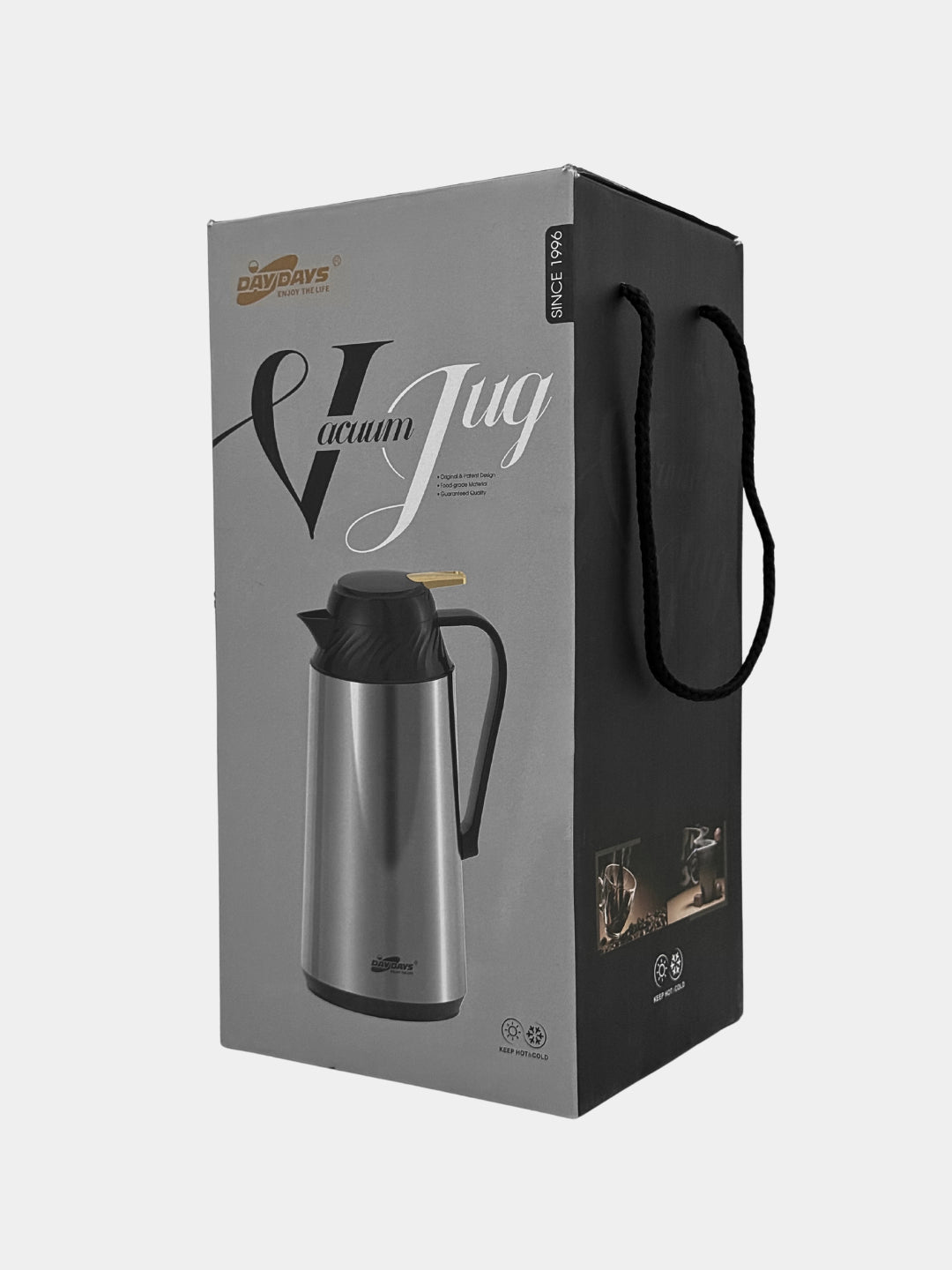 DayDays EF-W100S termosi, zanglamaydigan po‘latdan 1L