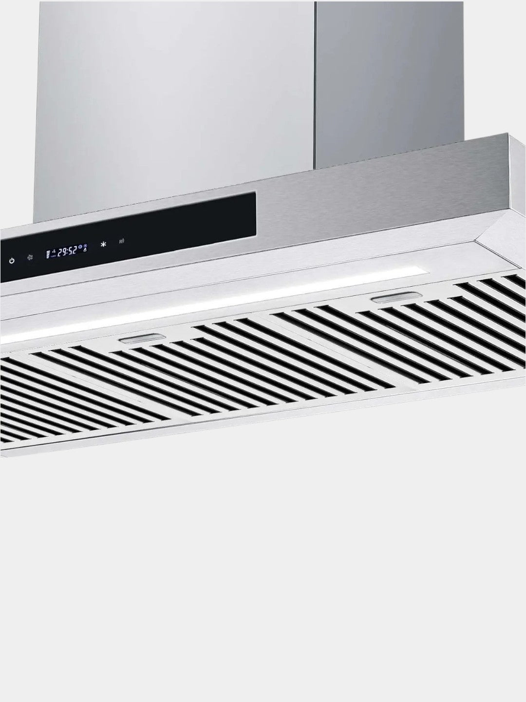 Avalon AVL-RH 906 TI Inox Baffle, turbosuruvchi 320 Vt, 1000 m³/soat, sensorli boshqaruv