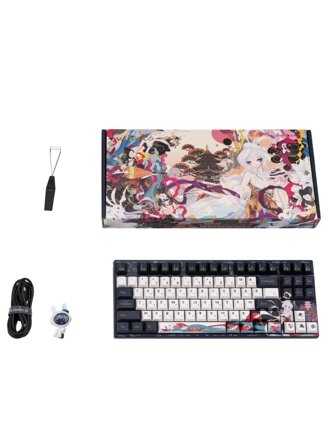 Varmilo VPE87 Chang‘e K-Prestige Light o‘yin mexanik klaviaturasi