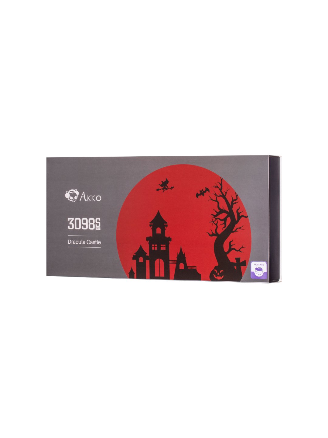 Akko 3098S RGB Dracula Hotswappable CS Silver RGB o‘yin mexanik klaviaturasi