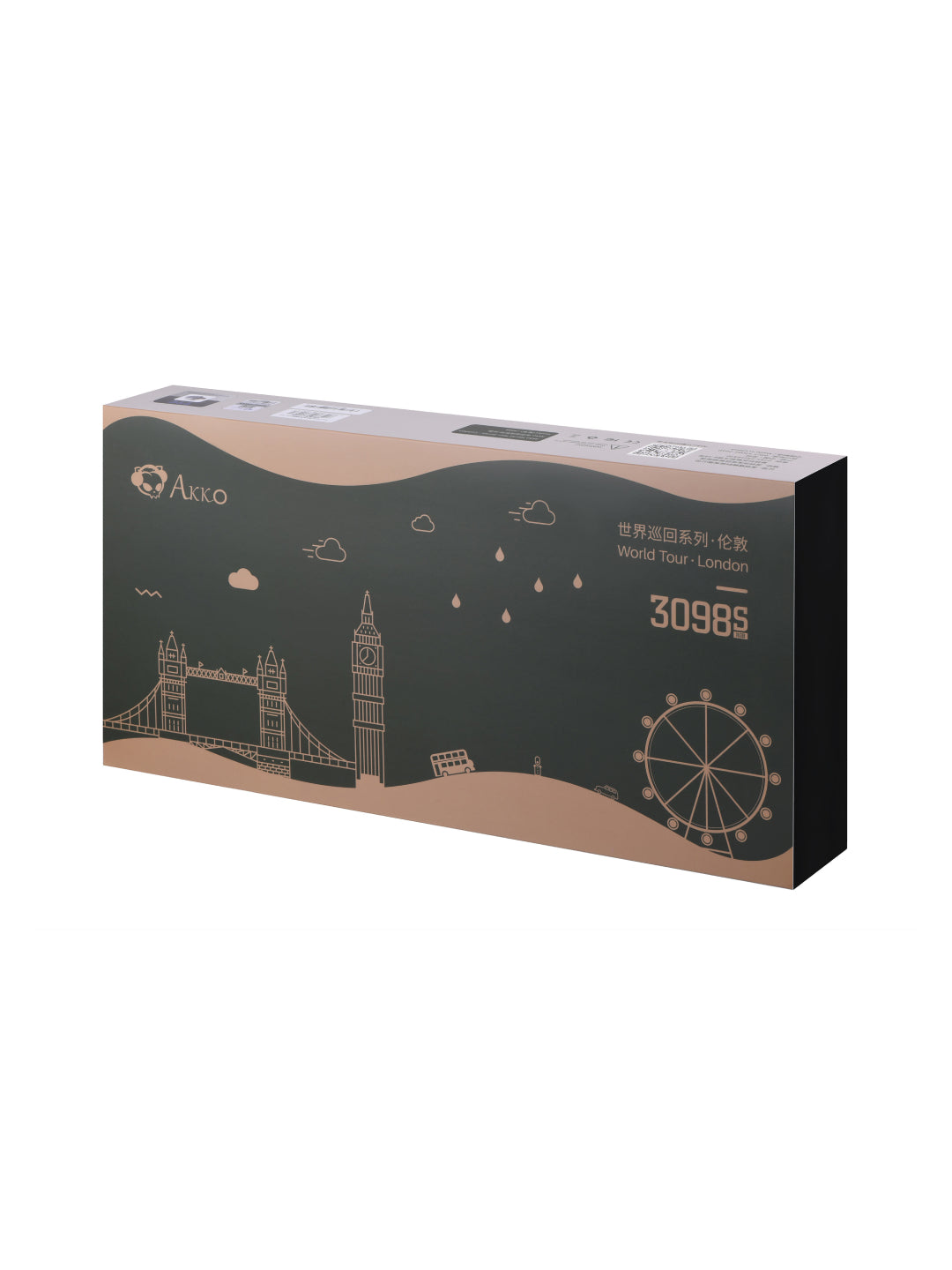 Akko 3098S RGB London (Hotswappable) CS RGB o‘yin mexanik klaviaturasi