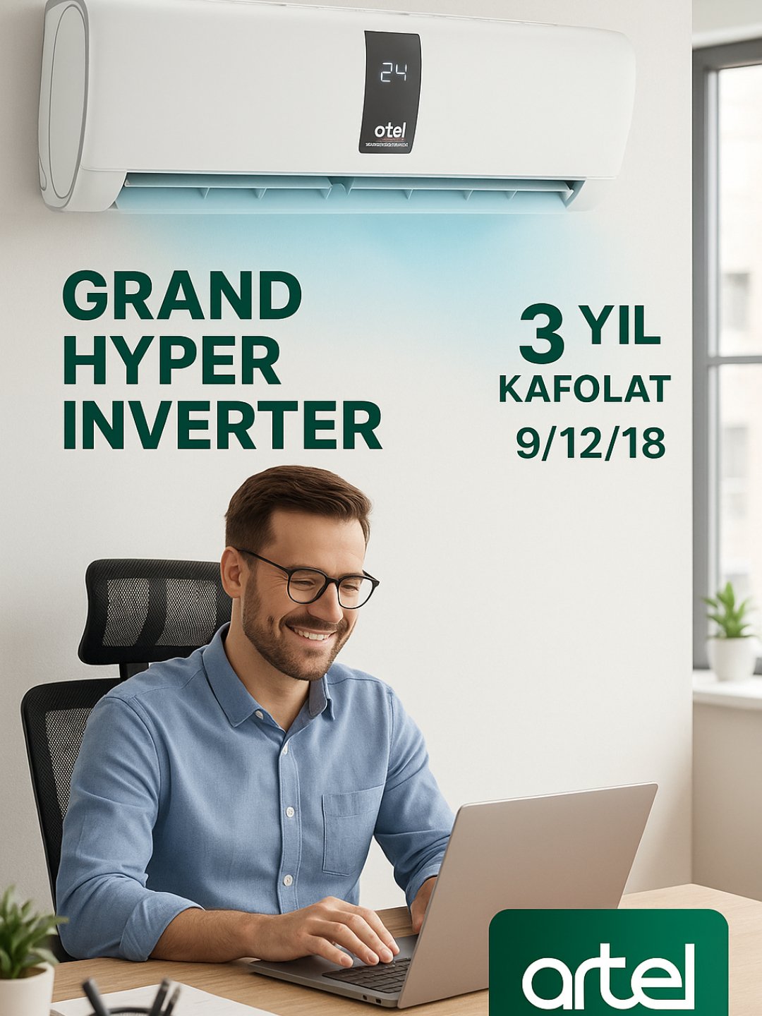 Konditsioner Artel Grand Hyper Inverter