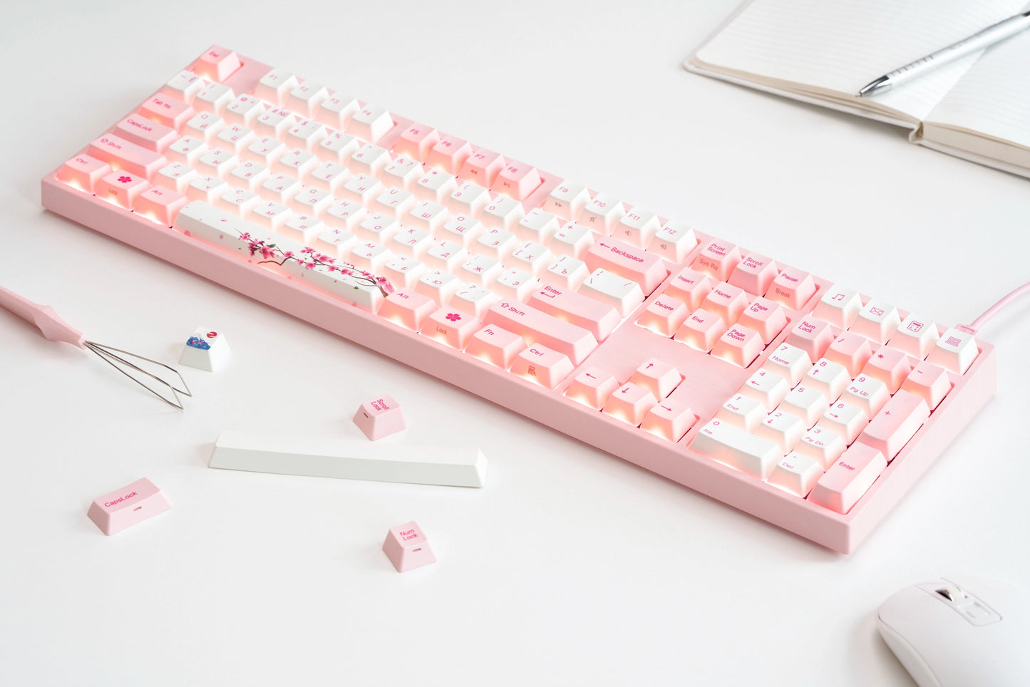 Varmilo VA108M Sakura, Cherry MX Red klaviaturasi