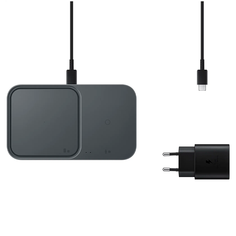 Simsiz zaryadlash qurilmasi Samsung EP-P5400 Super Fast Wireless Charger Duo Black