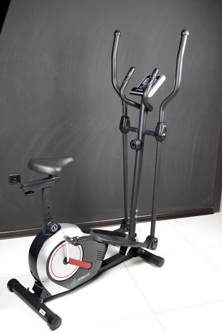 Еlliptik trenajor Axelus 020, ozish va fitness uchun, 130 kg gacha