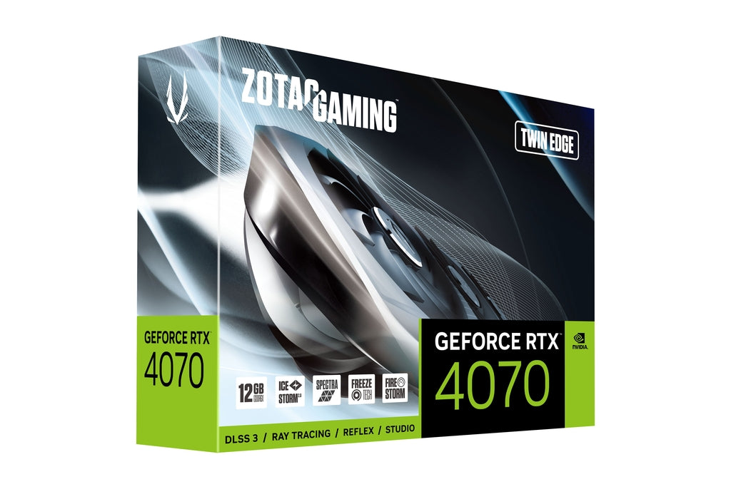 ZOTAC GAMING GeForce RTX 4070 egizak qirrasi
