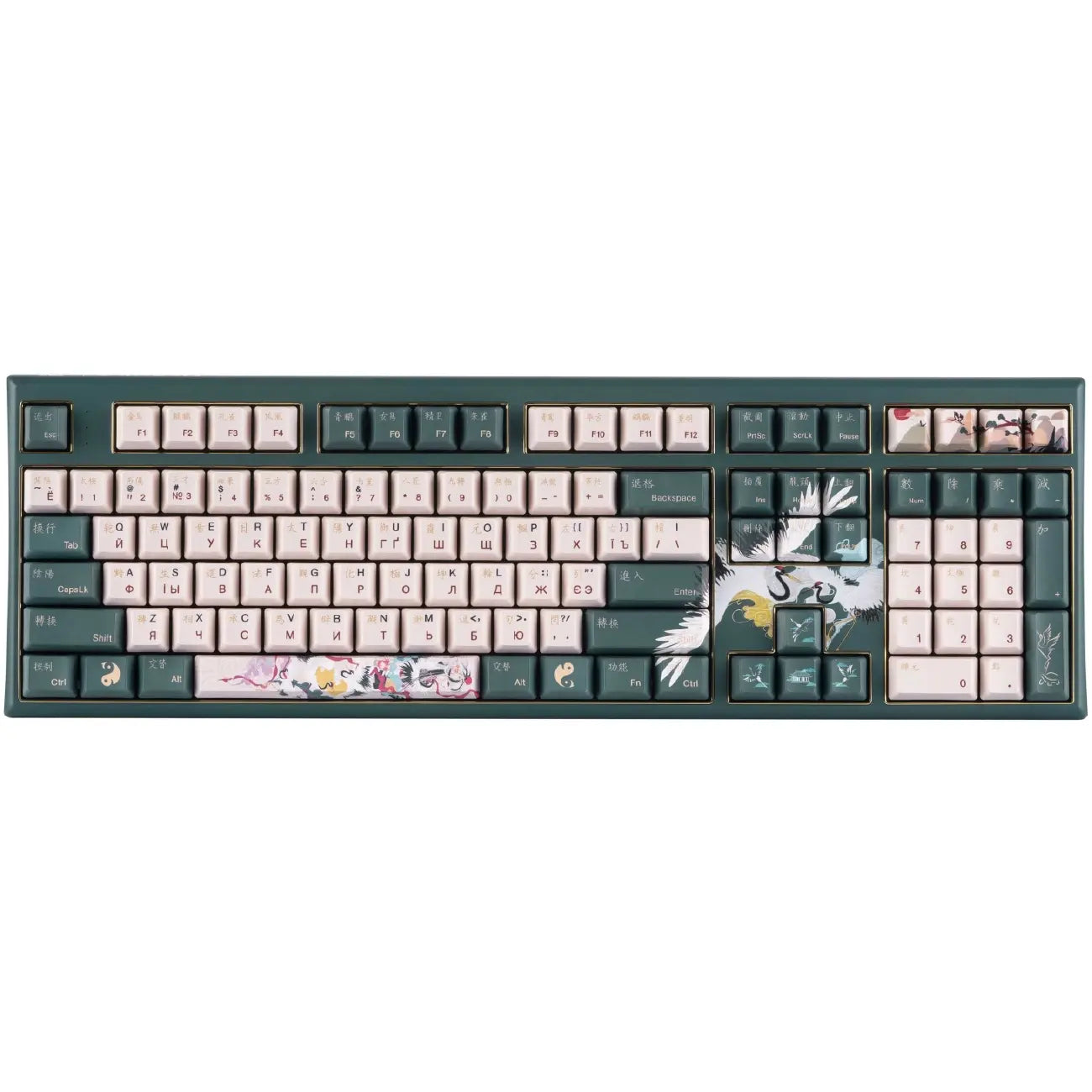Klaviatura Varmilo Lure VBM108 Crane Cherry MX Red UA