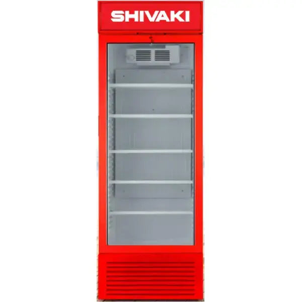 Shivaki SHS190SN Red Local Vitrin sovutgichi