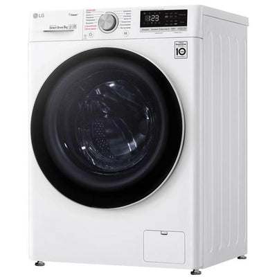 Kir yuvish mashinasi LG F4V5VS0W, AI DD texnologiyasi bilan, 9 kg