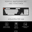 Keychron C2 104 key Gateron g PRO Blue, HOTSWAPP, White Led, c2g2 o'yin mexanik klaviaturasi