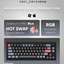 Keychron v2 68 key, K PRO Red , QMK K PRO Hot-Swap, RGB, Knob v2c1 o'yin mexanik klaviaturasi