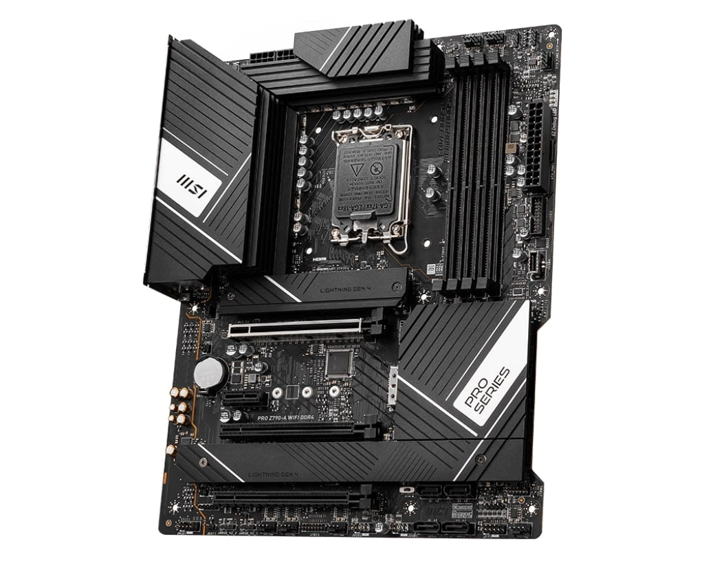 MSI PRO Z790-A WIFI DDR4 s1700 Z790 4xDDR4 M.2 HDMI DP Wi-Fi BT ATX ona platasi