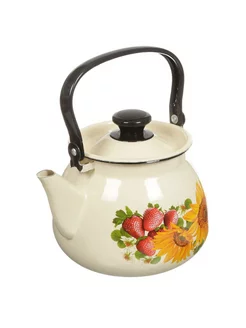 Plitkali choynak 3,5 l, dekorli, metall tutqichli, Kerch.