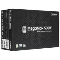 Quvvat manbai "Zalman" MegaMax 500-TXII, 500W (Art. - ZM500-TXII) Qora