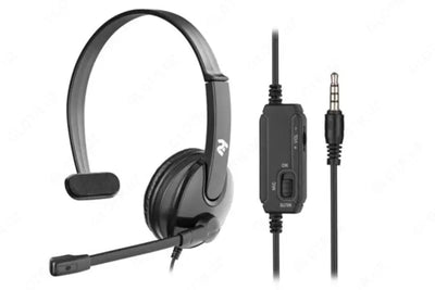 2e CH12 Mono on-Ear 3.5 mm / 2*3.5 mm kompyuter eshitish vositasi
