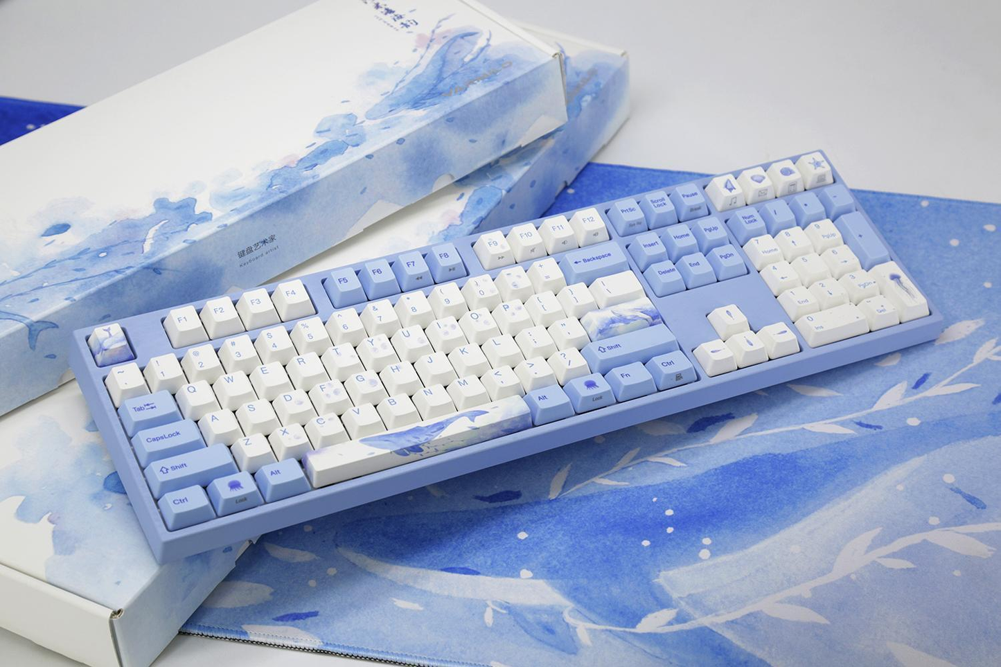 Simli klaviatura Varmilo VA108M Sea Melody, Cherry MX Silent Red