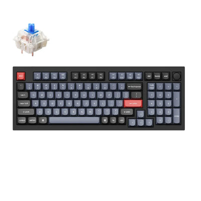 Klaviatura Keychron V5 100Key, K Pro Blue, Hot-Swap, QMK, Knob, USB-A, EN/UKR, RGB
