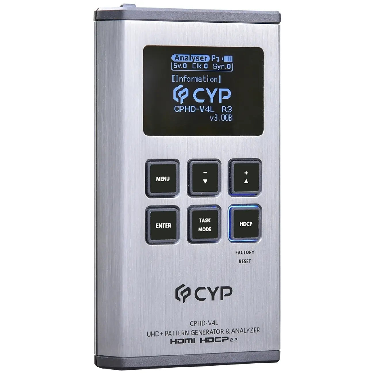 Portativ HDMI signal generatori va analizatori Cypress CPHD-V4L