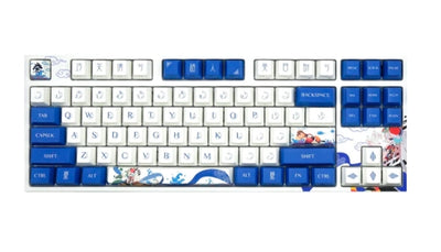 Varmilo VA87M Lovebirds-I, Cherry MX Blue, EU klaviaturasi