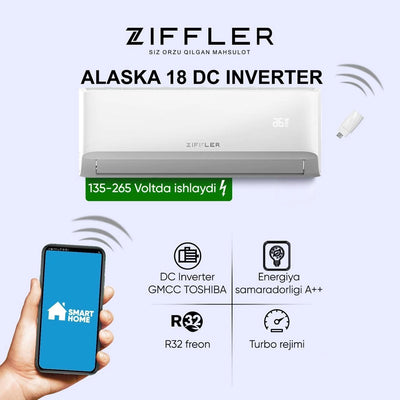 Ziffler Alaska Inverter 18 konditsioneri