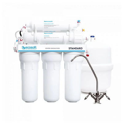 Teskari osmos filtri Ecosoft Standard 6-50M mineralizatorli (1 uglerodli kartrij, oddiy kran)