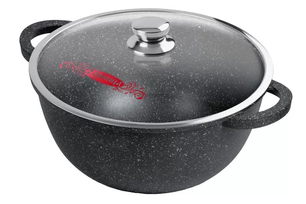 Qozon Gornitsa 10 l, qopqoqli, "Granit" seriyali kn4322ag