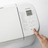 Non ishlab chiqaruvchi Panasonic 550W, 21 ta dastur, maksimal vazni -1,25kg, to'rtburchak shakl, plastmassa, oq