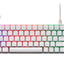 Simli o'yin klaviaturasi 2E Gaming KG370 RGB 68key Gateron Red USB Black 2E-KG370UWT-RD
