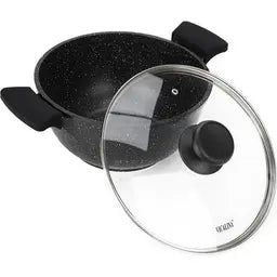 Vicalina VL7802 qozon 5,3 l, marmar chiplari, pastki diametri 26 sm