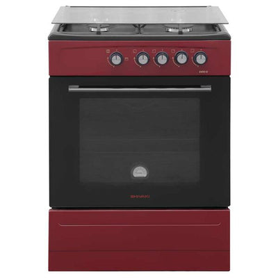 Gaz plita Shivaki 6401-G с ГК (бардовый)