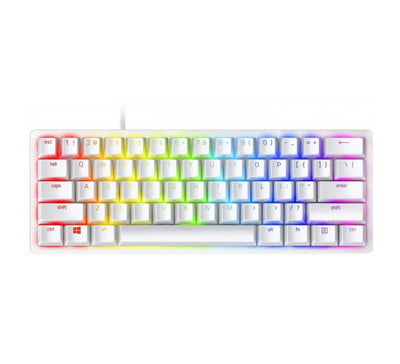 Razer Huntsman Mini Mercury Edition Red Switch USB White klaviaturasi