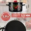 SteelEnamel Pan, Sirlangan po'lat, 1,5 l, 2,9 l, 4,5 l