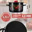 SteelEnamel Pan, Sirlangan po'lat, 1,5 l, 2,9 l, 4,5 l