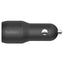 Avtomobil zaryadlash qurilmasi Belkin Car Charger 24W Dual USB-A, USB-A - Lightning, 1m, black