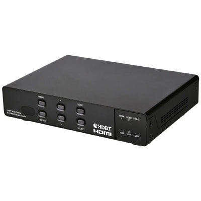 Ko‘p formatli kommutator va skeyler HDMI/USB-C/VGA HDMI/HDBaseT Cypress CSC-109TX