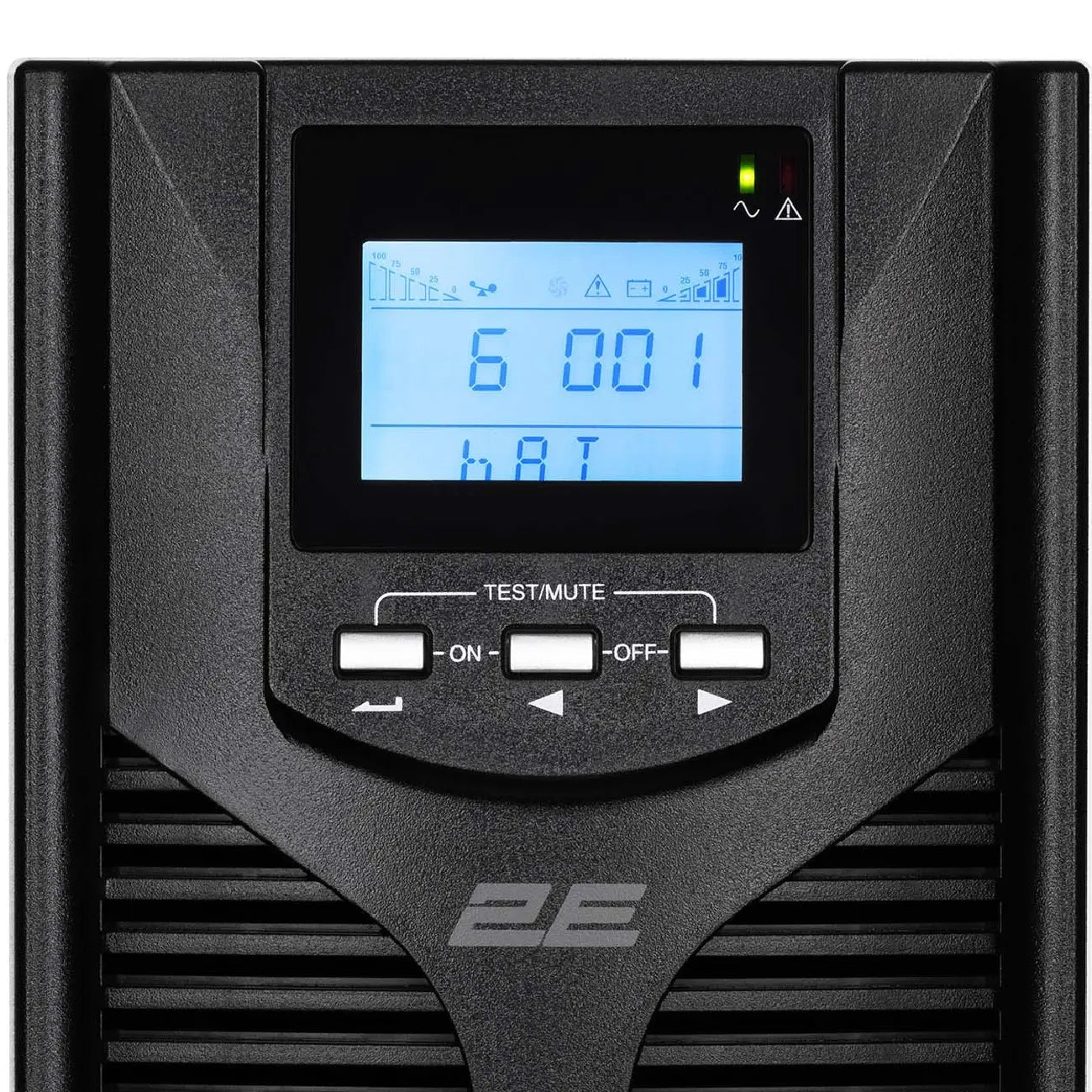 Uzluksiz quvvat manbai 2E OD1000, 1000VA/900W, LCD, USB, 2XSCHUKO 2E-OD1000