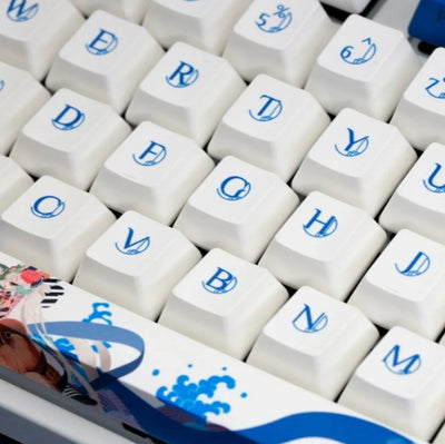 Varmilo VA87M Lovebirds-I, Cherry MX Blue, EU klaviaturasi