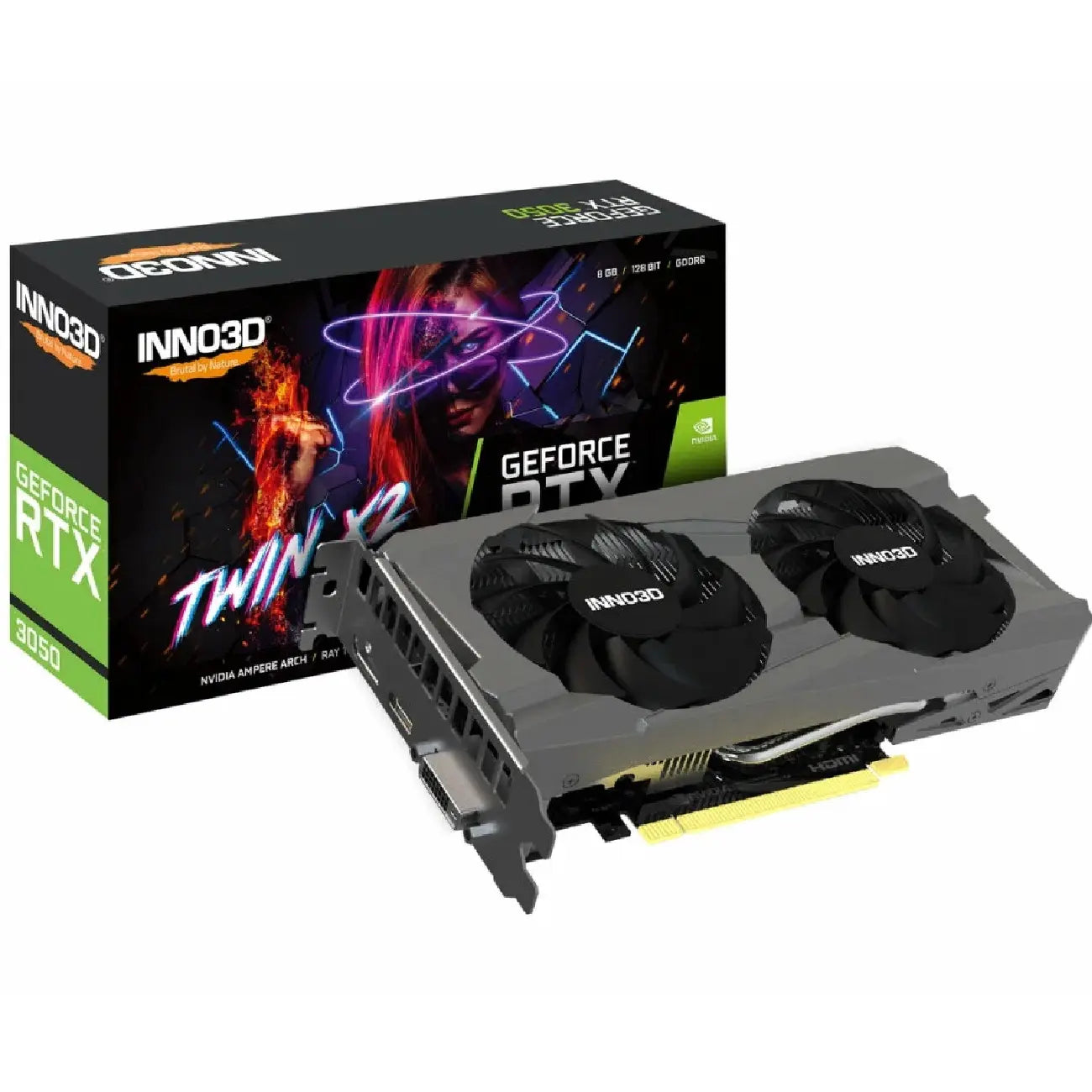 INNO3D GeForce RTX 3050 Twin x2 grafik kartasi