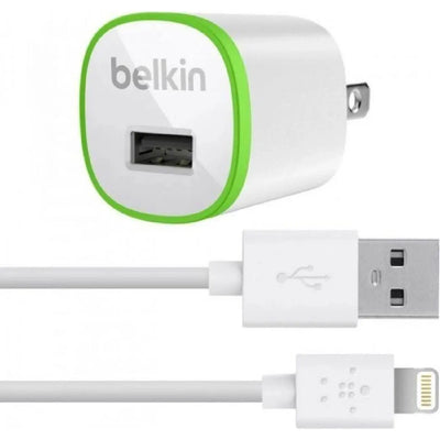 Zaryadlash qurilmasi Belkin Home Charger USB 1A, Lightning 1.2m, Oq