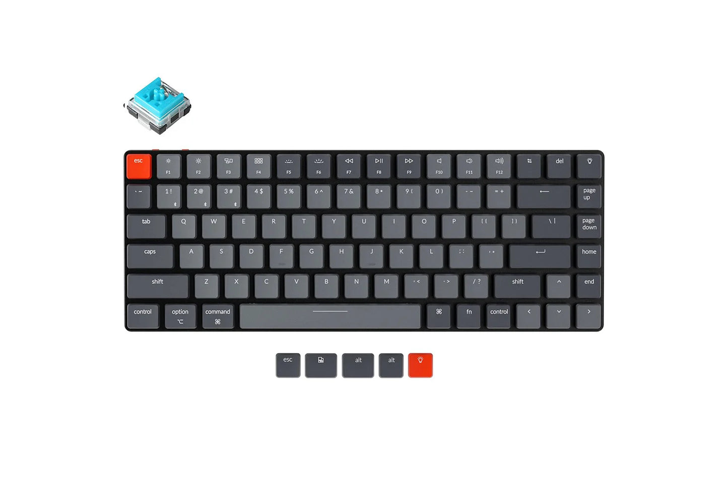 Klaviatura Keychron K3 84 Key Low Profile Hot-Swap Optical RGB
