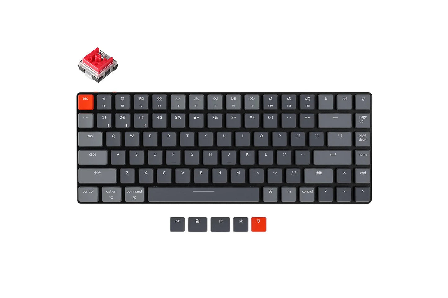 Klaviatura Keychron K3 84 Key Low Profile Hot-Swap Optical RGB