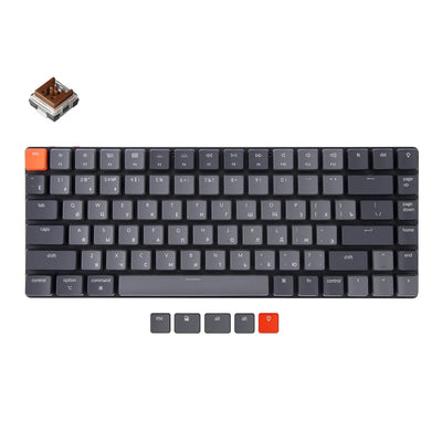Simsiz oyin klaviaturasi Keychron K3, 84 Key, Low Profile, Hot-Swap, RGB