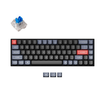 Keychron K6 68 Key HotSwappable Mexanik Klaviatura RGB Moviy Ruscha tartibi