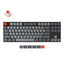 Keychron K8 87 kalitli alyuminiy ramka HotSwappable Gateron mexanik klaviaturasi RGB jigarrang ruscha tartibi