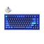 Simli o'yin klaviaturasi Keychron Q1 QMK, HotSwappable, RGB, Knob,Navy